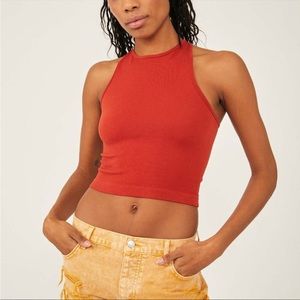 Free People Intimately Red Tank Top